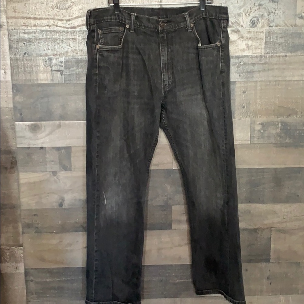 Faded Black Levi 505 Jeans